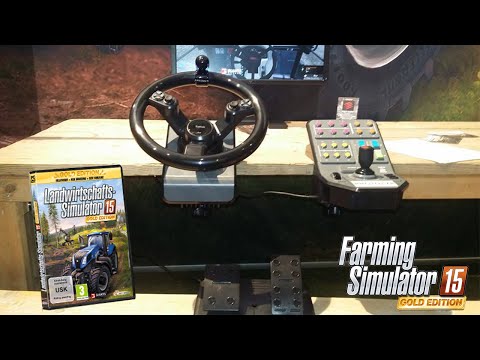 Volant Farming Simulator+ Pédalier+ Side Panel+fs15 Gold Edition