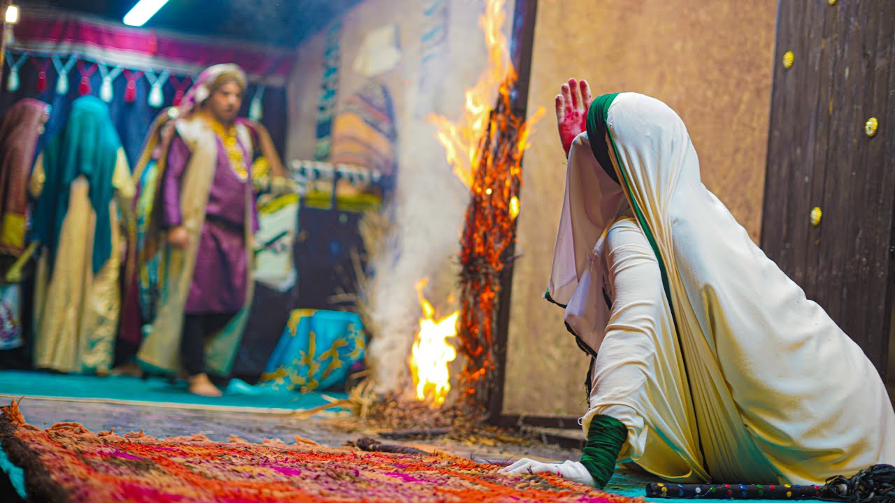 تشابيه استشهاد مولاتنا الزهراء ع الروايه الاولى موكب ثورة زينب ع _ الناصريه _ صوب الشاميه