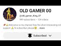 OLD GAMER 00 is live