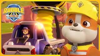 Rubble Builds An Airplane Runway Rubble & Crew Cartoons For Kids