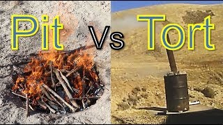 Charcoal in Cone Pit vs Drum Tort