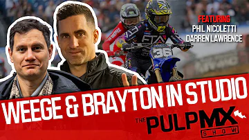 PulpMX Show 584 - Dazzy Lawrence & Phil Nicoletti w/ Justin Brayton & Jason Weigandt in Studio