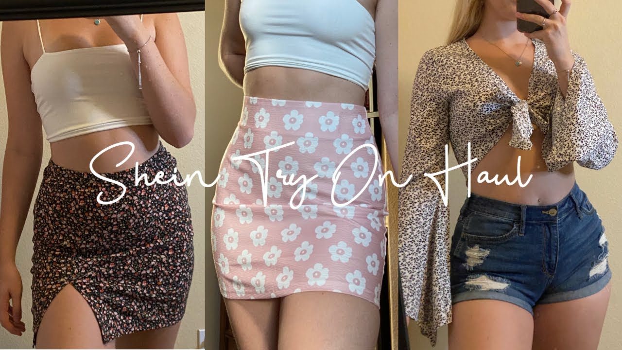 HUGE SUMMER SHEIN TRY ON HAUL *must have clothes and swimsuits* - YouTube