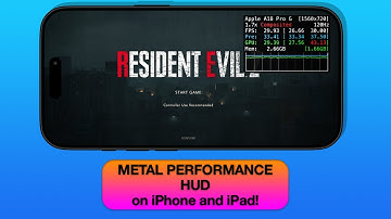 How To Enable Metal Performance HUD on iPhone or iPad in 2025! [EASY]