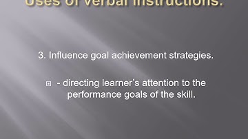 SPS 606 : Motor Control and Learning - Demonstration and verbal instruction part 5