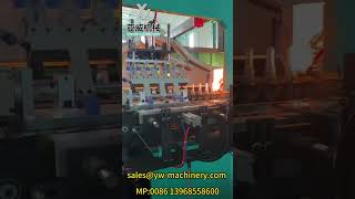 Stable 9600BPH 6 cavity YW-L6S PET Blow Moulding Machine for 600ml 13.6g bottle in customer factory