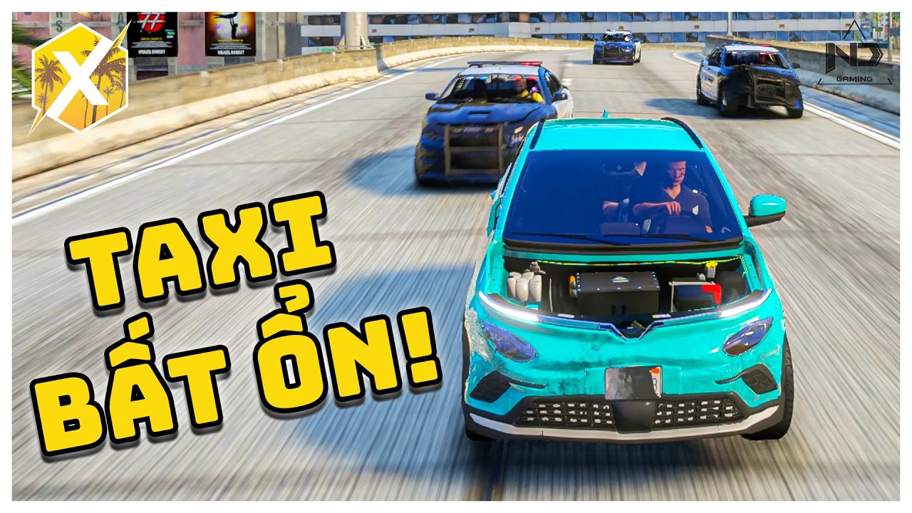 XGTAR Roleplay #3 - Cuộc Truy Đuổi Giữa Xe Điện và Xe Cảnh Sát !!