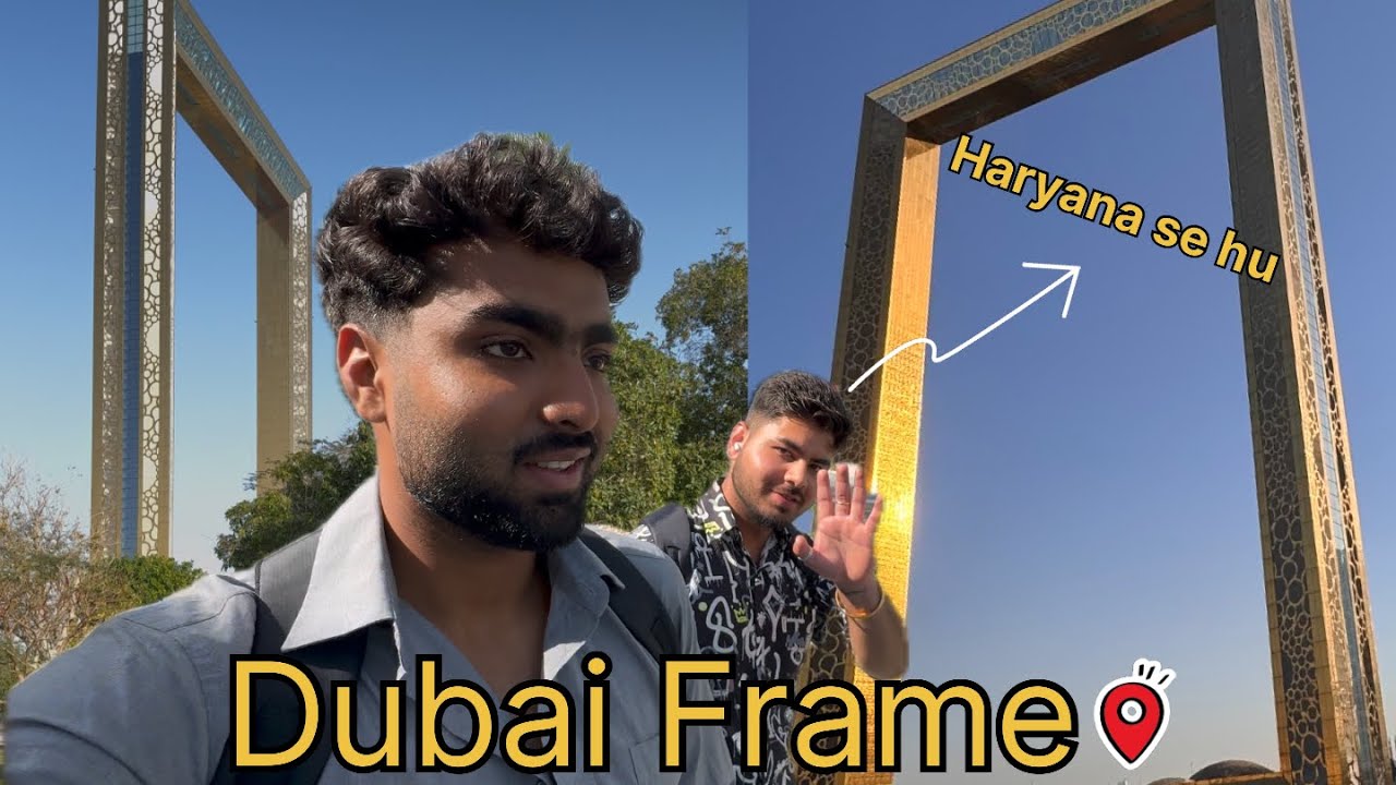 Dubai frame world largest picture frame. Jesa dhikta hai 🇦🇪⚡️🖼️