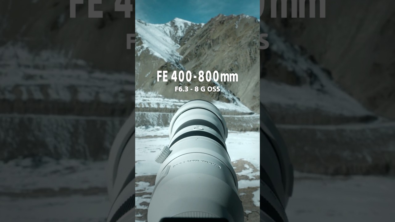Get closer to the action | FE 400-800mm F6.3-8 G OSS