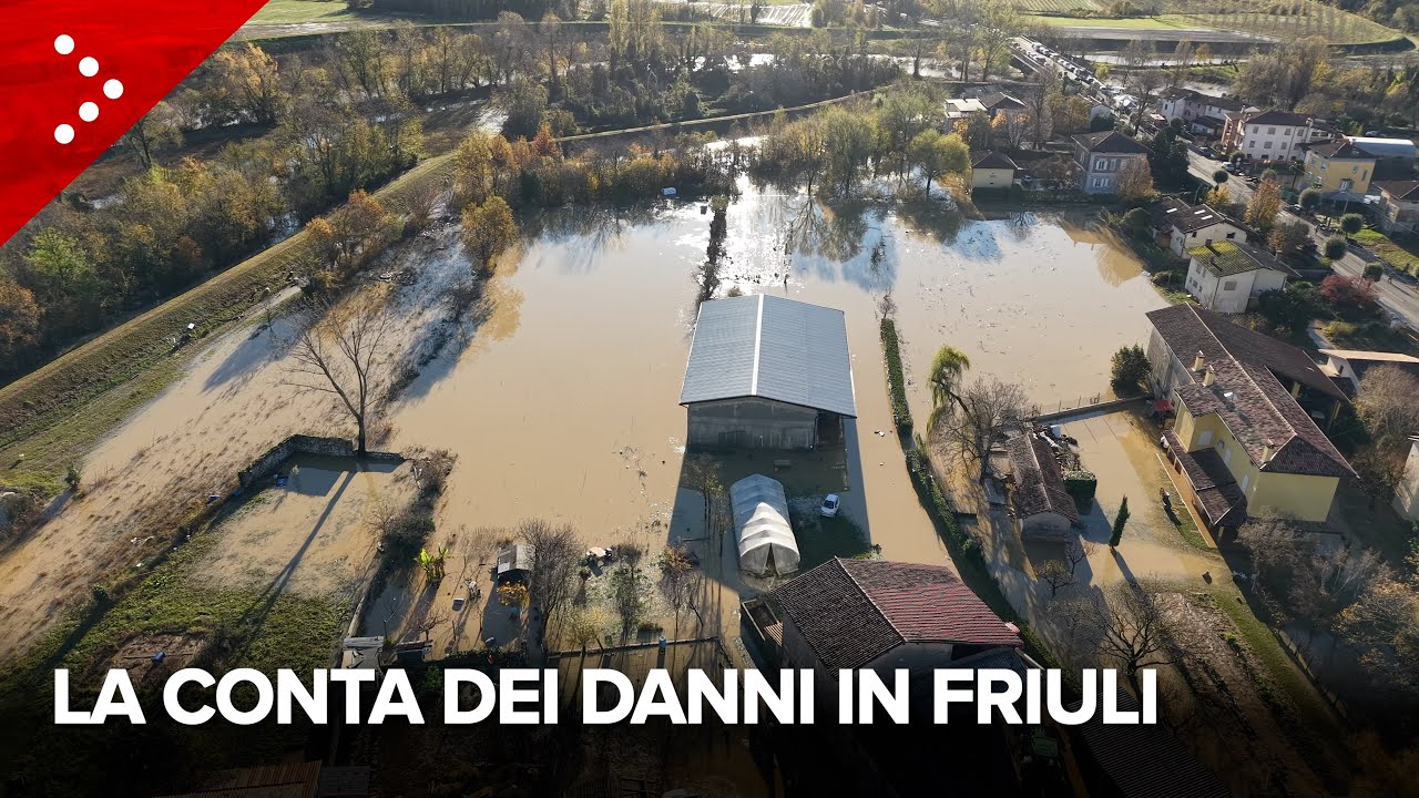 Maltempo in Friuli, il giorno dopo: la conta dei danni a Versa e Brazzano dopo alluvione e frana