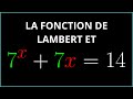Ref:C5ooDpWiQvQ C'est quoi cette fonction   w de lambert  | #challengingmathproblems