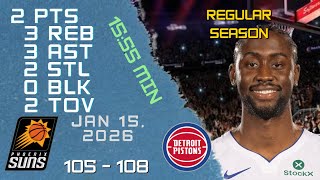 Caris Levert Player Full High Lowlights Vs Suns 15 01 2026 Nba Regular Season Game