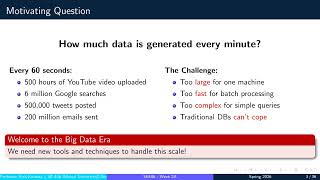 SE446 – Week 02A: Introduction to Big Data (with my Cloned Voice)