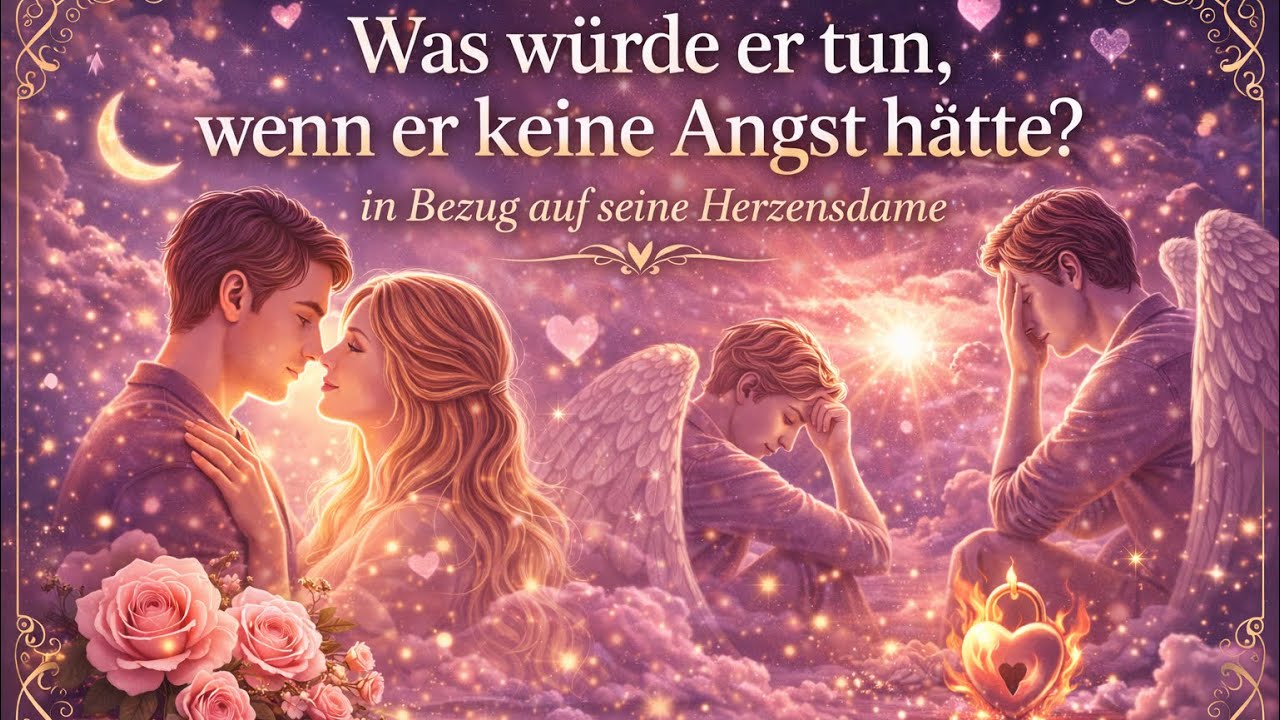 Was würde er tun, wenn er keine Angst hätte🔮👩‍❤️‍👨🍀#liebe #soulmate #tarot 