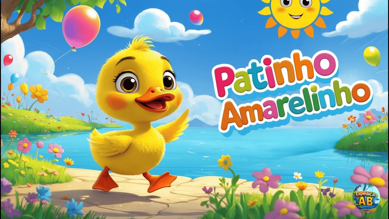 🐥 Patinho Amarelinho – Música Infantil Divertida e Educativa | Animação ...