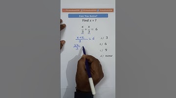 Find the value of X #mathematics #math #shorts #maths #exam #viral #study #student