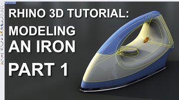 Product Design Rhino CAD Tutorial: Modeling a Conceptual Iron (Part 1 of 3)
