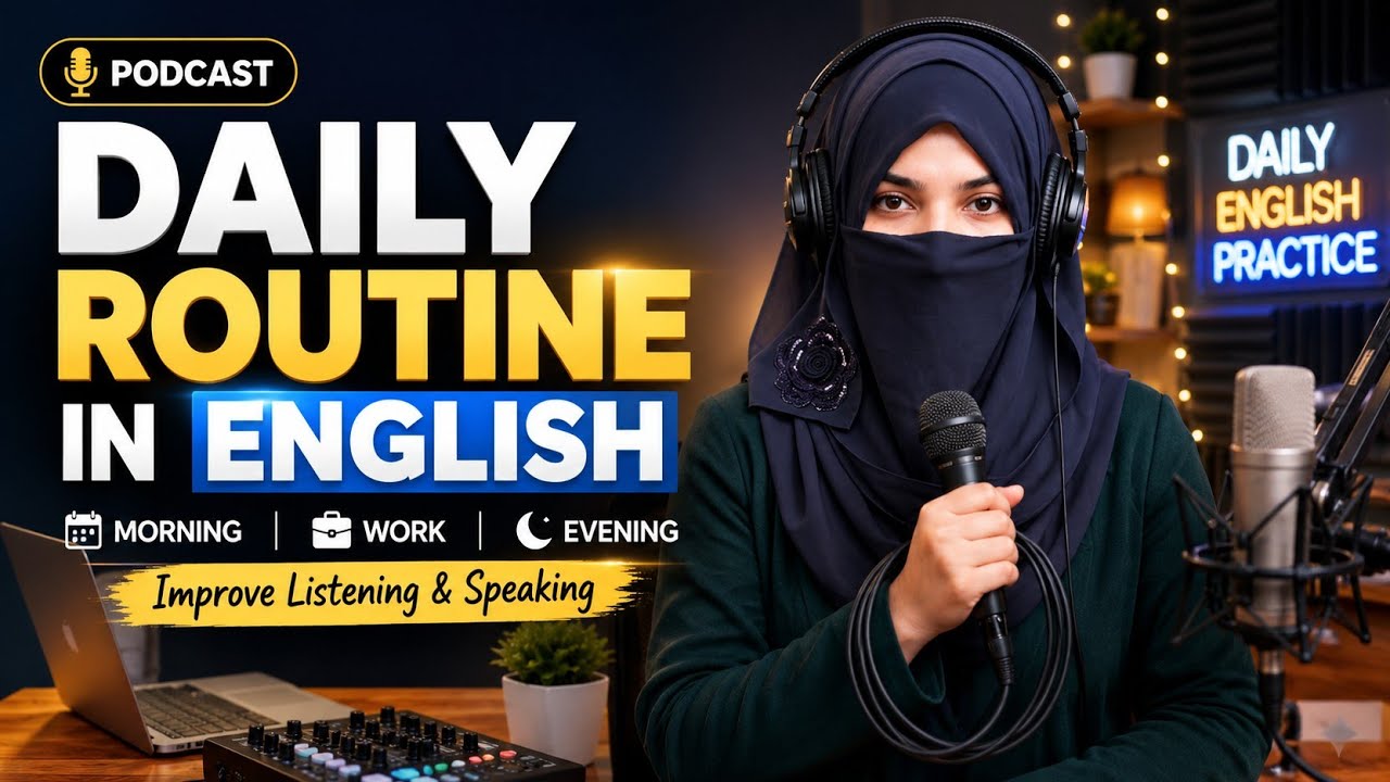 Everyday English Practice | Daily Routine Vocabulary & Speaking ...