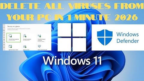 How to delete viruses in Windows 11 in 2026 (no programs needed). Quick and easy solution