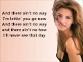 Capture de la vidéo Forever And For Always- Shania Twain (Lyrics)