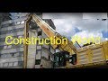 Excavator CAT 374 F UHD demolition site