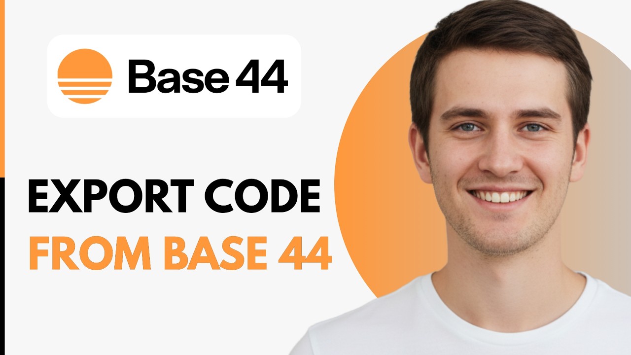 Base 44 Code How To Export Code From Base44 (Step by Step) - YouTube