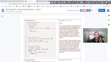 Create PT Algorithm Video