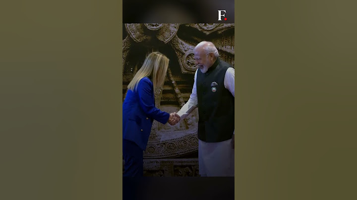 PM Modi, Meloni Share a Light Moment Ahead of G20 Summit | Subscribe to Firstpost