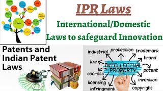 Intellectual Property Law - What it is, Types, Utility | International/Domestic laws to protect IPR