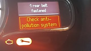Renault Megan 3 Scenic Check anti-pollution system. Что делать и как с этим бороться? #renault