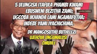 RIP DR MANGOSUTHU BUTHELEZI reading Amahubo 23 - Ihubo LikaDavide