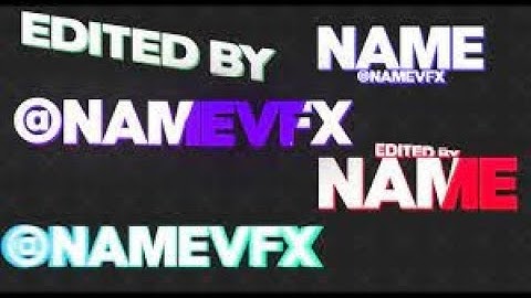 The BEST *FREE* Edited By Intro Ident Templates! || Edit Like Sovioo, Precise, Yoink & MORE!