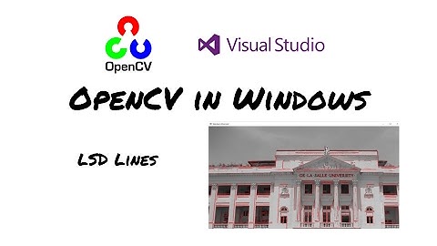[OpenCV in Windows] LSD lines