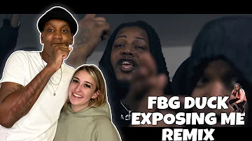 FLIPPIN BURGERS?! | Fbg Duck x Rooga Exposing Me Remix (Official Music Video) REACTION