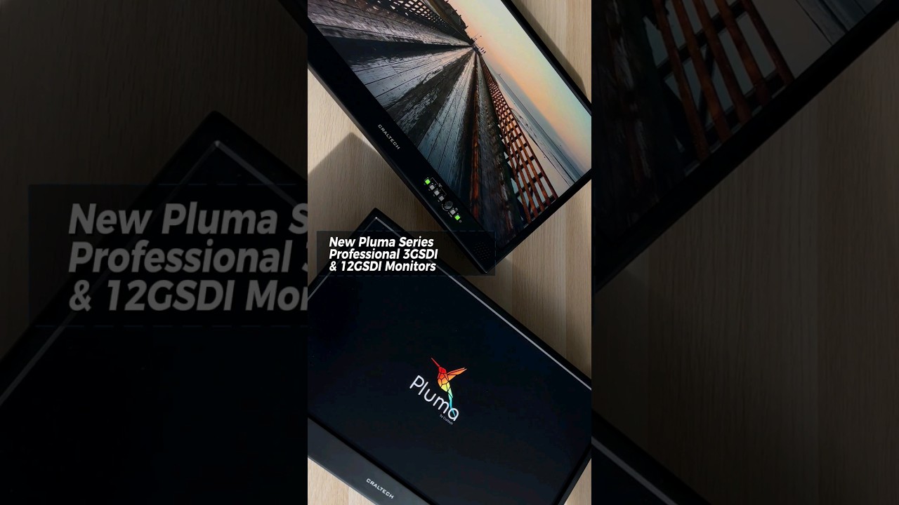 Pluma 4K 12GSDI monitors