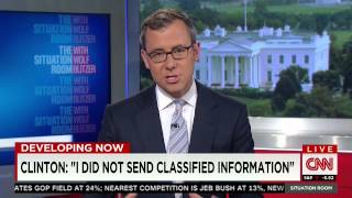 Jeff Zeleny: Hillary Clinton Took No Responsibility For Her Personal Server