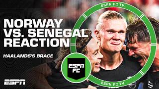 Norway vs. Senegal FULL REACTION 🍿 Erling Haaland scores two goals | ESPN FC
