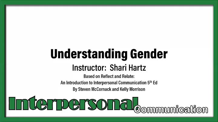 Understanding Gender