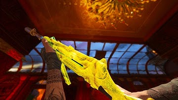 GOLD MP40 Night blueprint with tracers in Vanguard Search and Destroy