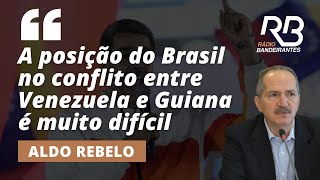 BRASIL deve condenar intervenção militar entre VENEZUELA e GUIANA, diz ALDO REBELO