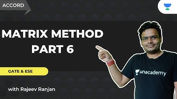 MATRIX METHOD Part 6 | COMMON TO ALL BRANCHES | RAJEEV RANJAN