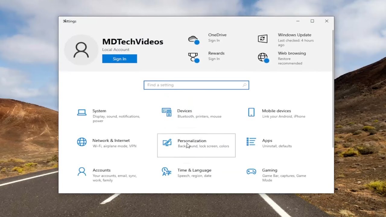 How To Center Wallpaper on Windows 10 [Guide] - YouTube