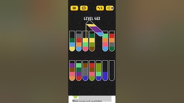 How to do Water sort Puzzle level 463 | Water sort puzzle | Color Sorting Game | Gaming Shortcuts |