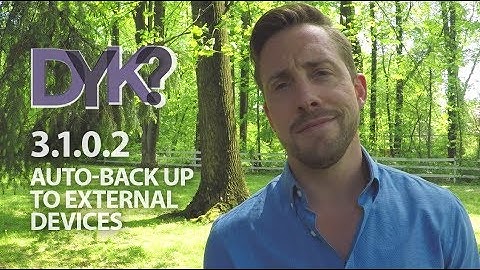 DYK? PIVX New Wallet feature: auto-backup to external device