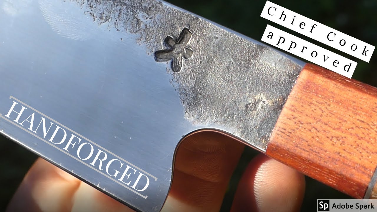 Forging a Hidden Tang Chefs Knife