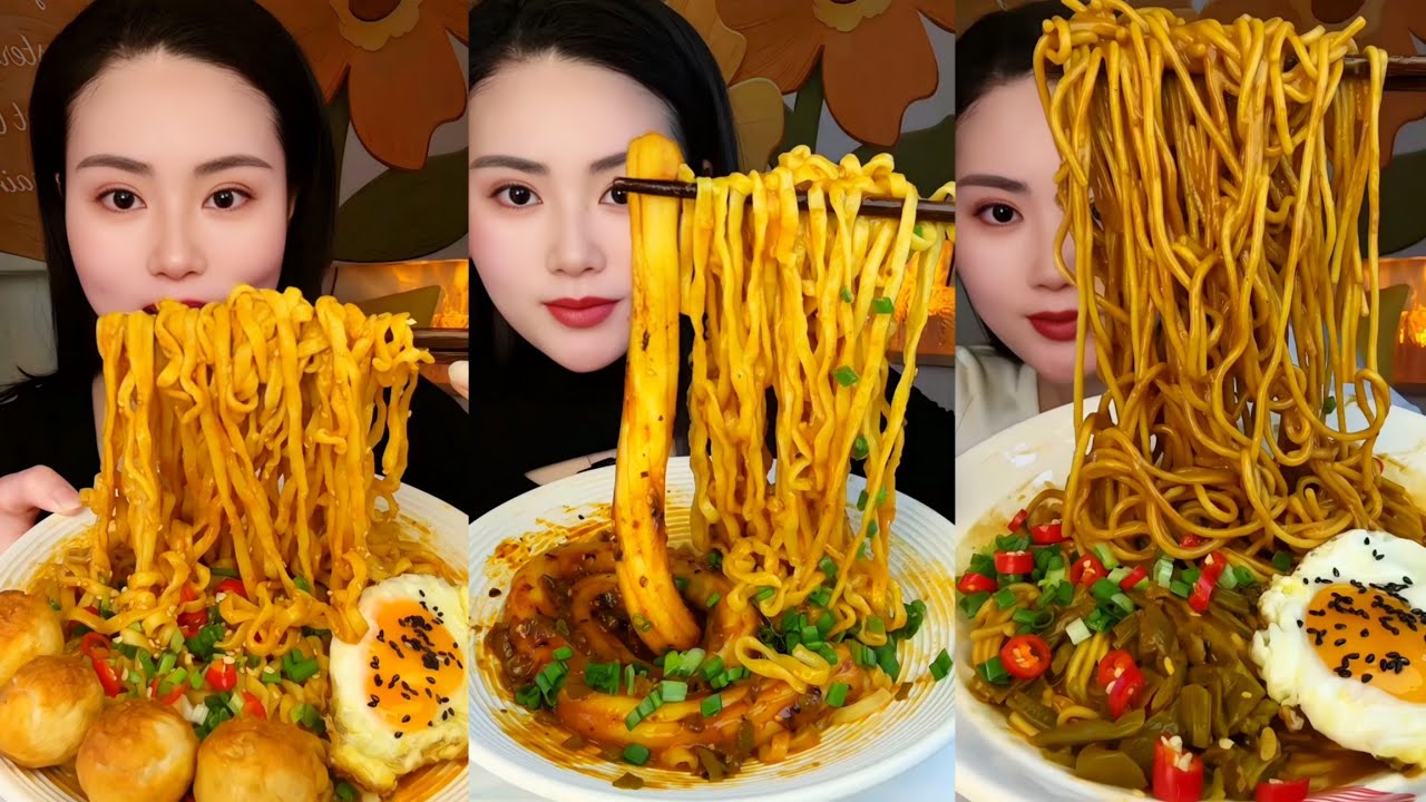 SPICIEST Noodles Egg Challenge | Full Mukbang Eating Video | Mukbang Real Sounds