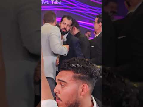 تامر حسني من حفل زفاف ابنة مصطفي كامل