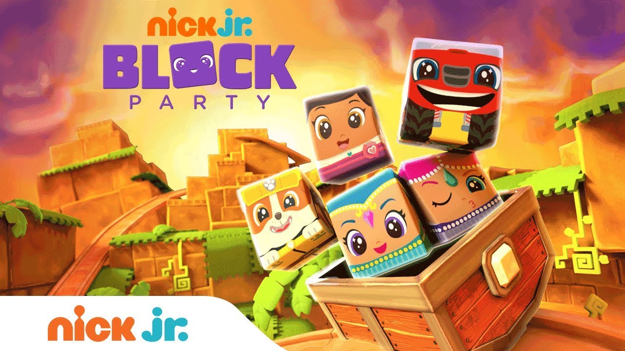 ⁣NEW Block Party: Golden Cube Adventure w/ PAW Patrol, Shimmer & Shine, & More! | Nick Jr.