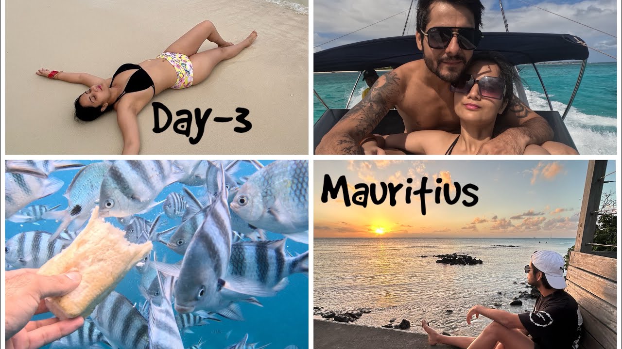 Mauritius Travel Vlog Day-3 | Honeymoon | Trou Aux Biches Beach | Snorkelling 🐠| Nomadiclove