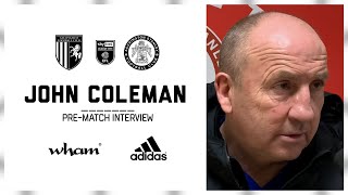 INTERVIEW: Coley on the trip to Gillingham